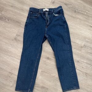Abercrombie NWOT ankle straight ultra high rise